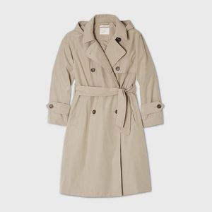 Khaki women’s trench coat